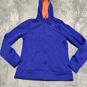 The North Face Hoodie Womens Large Purple Full Zip Sweatshirt